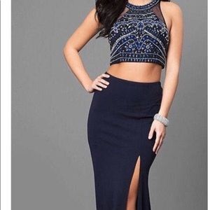 Two Piece Prom Dress